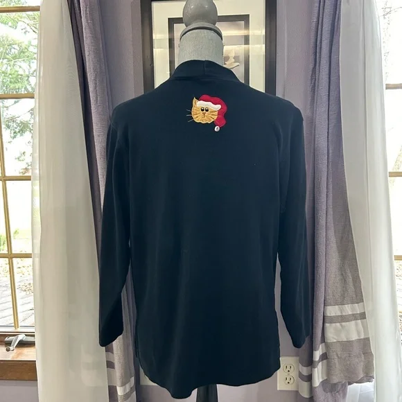 Vintage Holiday Cat Top - Picture 7 of 8